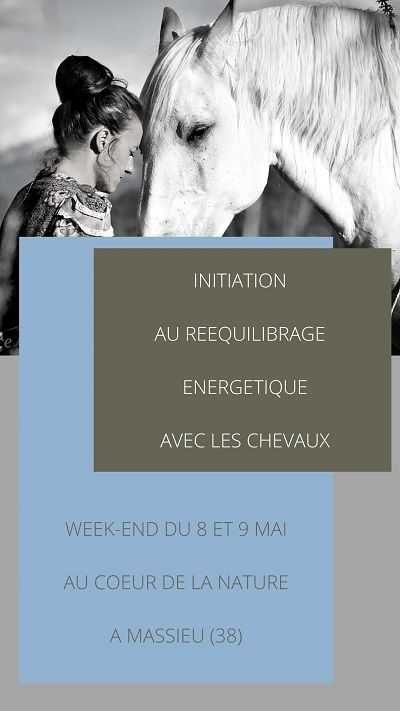 8 ET 9 MAI 2021 : ATELIER RÉÉQUILIBRAGE ÉNERGÉTIQUE POUR VOUS ET VOS ANIMAUX 8 ET 9 MAI 2021 : ATELIER RÉÉQUILIBRAGE ÉNERGÉTIQUE POUR VOUS ET VOS ANIMAUX